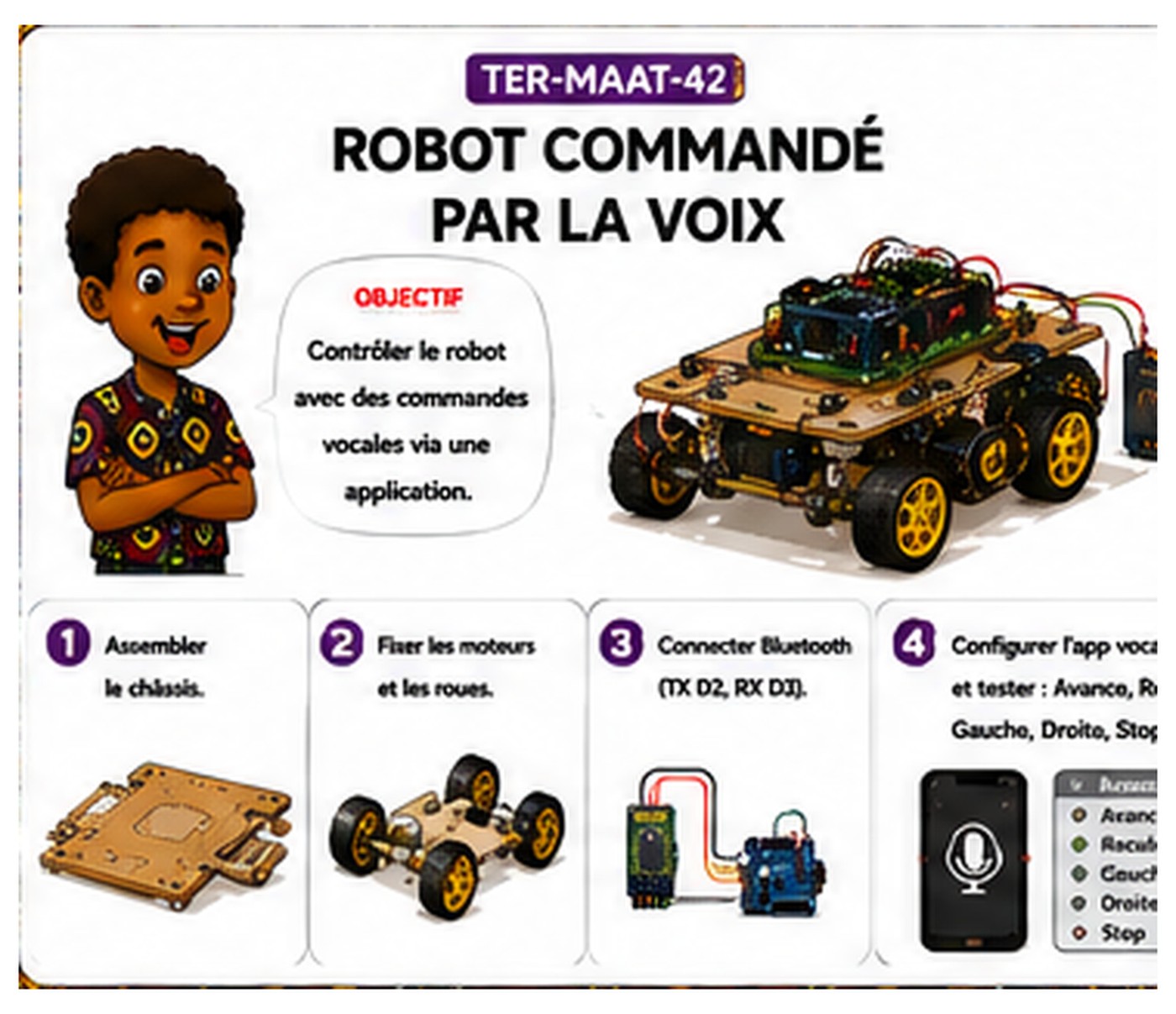 Robot commandé par la voix